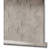 Loft Behang met 3D hexagon print - 34162