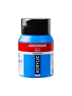 Amsterdam Acrylverf - 500 ml - Metallicblauw 834 Amsterdam Acrylverf - 500 ml - Metallicblauw 834