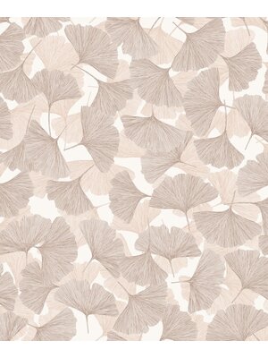 Behang met ginkgo bladeren - 35780