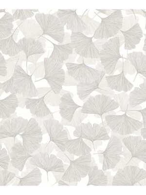 Behang met ginkgo bladeren - 35781