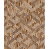 Behang rieten geometrische vormen - 35790