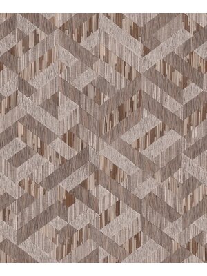 Behang rieten geometrische vormen - 35791