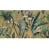 Tahiti - Fiori beige/groen/blauw - 13333 Tahiti - Fiori beige/groen/blauw - 13333
