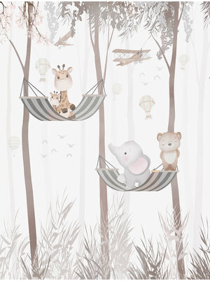 Cute Walls- Forest Tour 212x280cm - CW6032-1