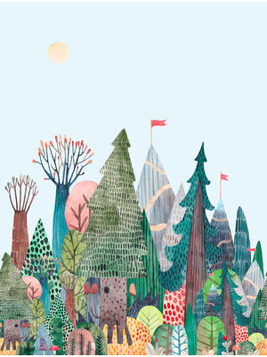 Cute Walls- Pine Forest 212x280cm - CW6034-2