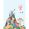 Cute Walls- Car Trip 212x280cm - CW6036-2 Cute Walls- Car Trip 212x280cm - CW6036-2