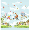 Cute Walls- Circus Zipline 265x280cm - CW6039-1 Cute Walls- Circus Zipline 265x280cm - CW6039-1