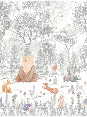 Cute Walls- Forest Animals 212x280cm - CW6043-1