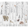 Cute Walls- Winter Woodland 318x280cm - CW6044-1 Cute Walls- Winter Woodland 318x280cm - CW6044-1
