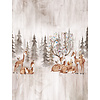 Cute Walls- Deer Camp 212x280cm - CW6046-1 Cute Walls- Deer Camp 212x280cm - CW6046-1