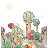 Cute Walls- Wonder Forest 265x280cm - CW6049-1 Cute Walls- Wonder Forest 265x280cm - CW6049-1