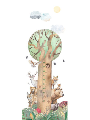 Cute Walls- Woodlnd Friends 106x280cm - CW6060-1 Cute Walls- Woodlnd Friends 106x280cm - CW6060-1