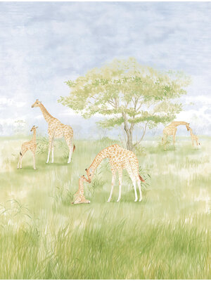 Cute Walls- Giraffes 212x280cm - CW6112-2 Cute Walls- Giraffes 212x280cm - CW6112-2