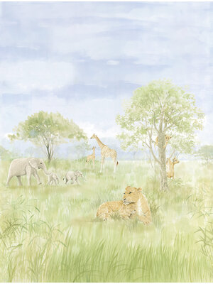 Cute Walls- Safari Park 212x280cm - CW6113-2 Cute Walls- Safari Park 212x280cm - CW6113-2