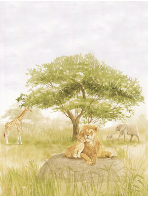 Cute Walls- Wild Life 212x280cm - CW6114-2 Cute Walls- Wild Life 212x280cm - CW6114-2