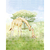 Cute Walls- Mom/Baby Giraf 212x280cm - CW6115-2 Cute Walls- Mom/Baby Giraf 212x280cm - CW6115-2