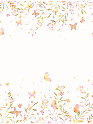 Cute Walls- Butterfly Gardn 212x280cm - CW6126-1 Cute Walls- Butterfly Gardn 212x280cm - CW6126-1