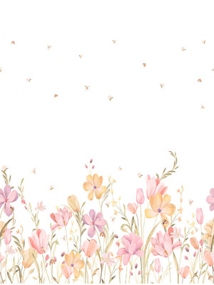 Cute Walls- Bee Flowers 212x280cm - CW6129-1