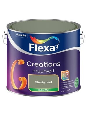 Flexa Creations Muurverf Extra Mat - Sturdy Leaf Flexa Creations Muurverf Extra Mat - Sturdy Leaf