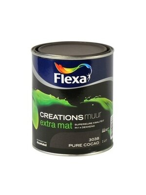 Flexa Creations Muurverf Extramat - Pure Cocao 3038 Flexa Creations Muurverf Extramat - Pure Cocao 3038