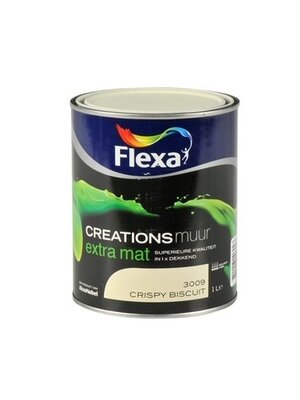 Flexa Creations Muurverf Extramat - Crispy Biscuit 3009 Flexa Creations Muurverf Extramat - Crispy Biscuit 3009
