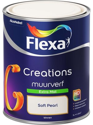 Flexa Creations Muurverf Extra Mat - Soft Pearl Flexa Creations Muurverf Extra Mat - Soft Pearl