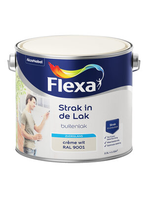 Flexa Strak in de Lak Buitenlak Zijdeglans - RAL 9001 Flexa Strak in de Lak Buitenlak Zijdeglans - RAL 9001