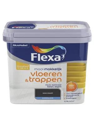 Flexa Mooi Makkelijk Vloeren en Trappen - Zwart Flexa Mooi Makkelijk Vloeren en Trappen - Zwart