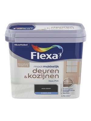 Flexa Mooi Makkelijk Deuren en Kozijnen - Zwart