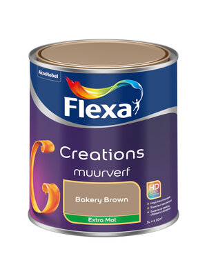 Flexa Creations Muurverf Extra Mat - Bakery Brown Flexa Creations Muurverf Extra Mat - Bakery Brown