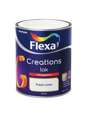 Flexa Creations Lak Hoogglans - Fresh Linen Flexa Creations Lak Hoogglans - Fresh Linen