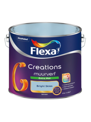 Flexa Creations Muurverf Extra Mat - Bright Skies Flexa Creations Muurverf Extra Mat - Bright Skies