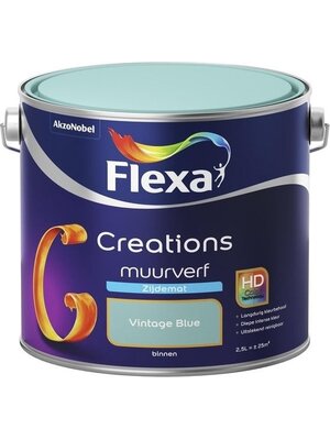 Flexa Creations Muurverf Zijdemat - Vintage Blue Flexa Creations Muurverf Zijdemat - Vintage Blue
