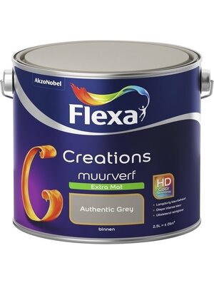 Flexa Creations Muurverf Extra Mat - Authentic Grey Flexa Creations Muurverf Extra Mat - Authentic Grey
