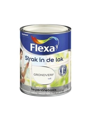 Flexa Strak in de Lak Grondlak Buiten - Wit Flexa Strak in de Lak Grondlak Buiten - Wit