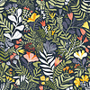 Dutch Wallcoverings FC Lina- Brittsommar Dark green - 55010 Dutch Wallcoverings FC Lina- Brittsommar Dark green - 55010
