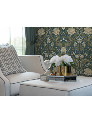 Dutch Wallcoverings FC British Heritage bloem groen - KT20104