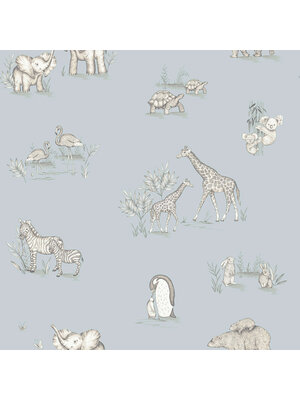 World of Imagination - DL27551 - Safari Babies Blue