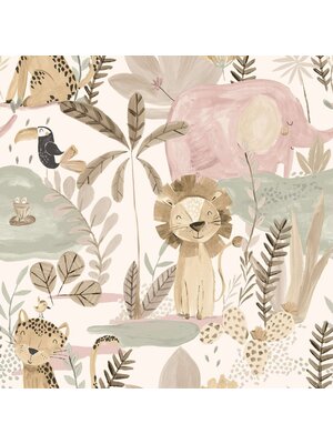 World of Imagination - DL27557 - In The Jungle Pink World of Imagination - DL27557 - In The Jungle Pink