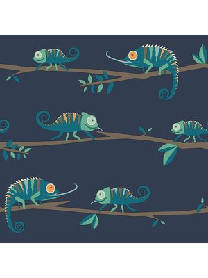 World of Imagination - DL27560 - Chameleon Family Blue World of Imagination - DL27560 - Chameleon Family Blue