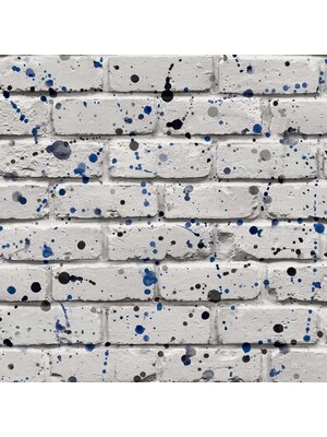 World of Imagination - DL27589 - Splatter Wall Grey/Blue