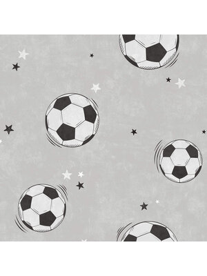 World of Imagination - DL27590 - Footballs Grey World of Imagination - DL27590 - Footballs Grey