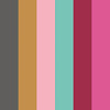 So Stripey - STR50122W - Rainbow Bloc Magenta