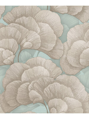 Renaissance 2 - RE521015 - Embroidered blossom sage/silver Renaissance 2 - RE521015 - Embroidered blossom sage/silver