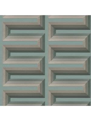 Renaissance 2 - RE521075 - Grecian key aqua