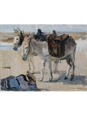 Painted Memories 2 - 8050 - Two Donkeys on the Beach