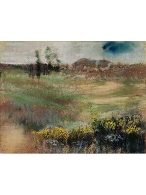 Painted Memories 2 - 8064 - Landscape with Smokestacks