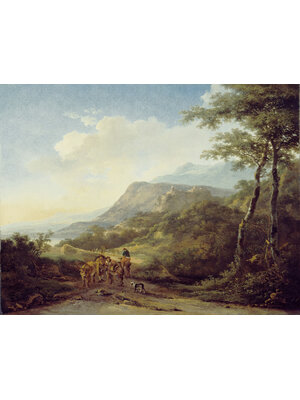 Painted Memories 2 - 8068 - Italian Landscape with Travelers