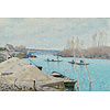 Painted Memories 2 - 8080 - The Seine at Port-Marly, Piles of Sand