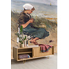 Painted Memories 2 - 8090 - Knitting Girl on a Dune